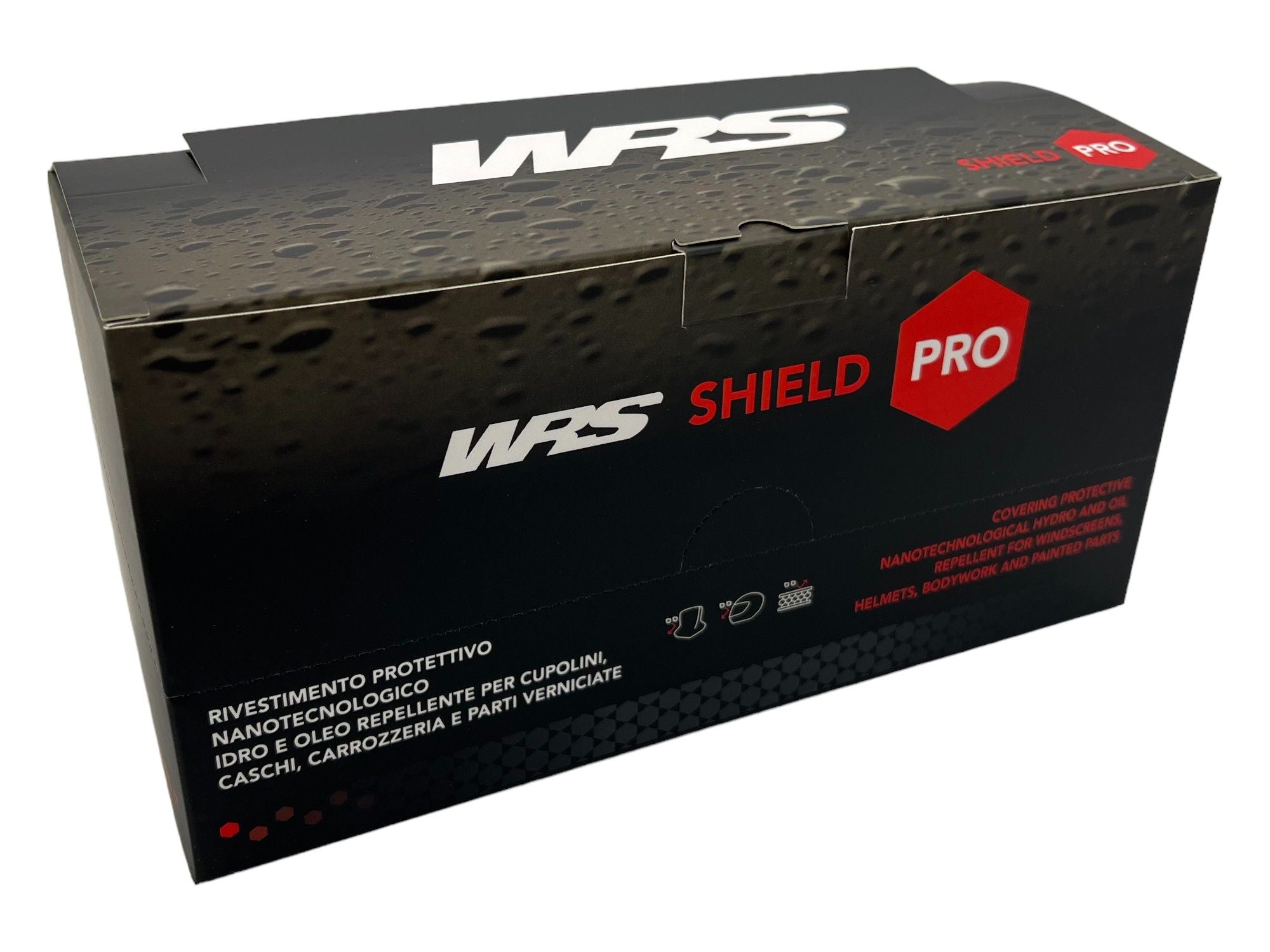 WRS SHIELD PROTECTIVE NANO COATING FOR WINDSCREENS AND VISORS BOX 21 PIECES