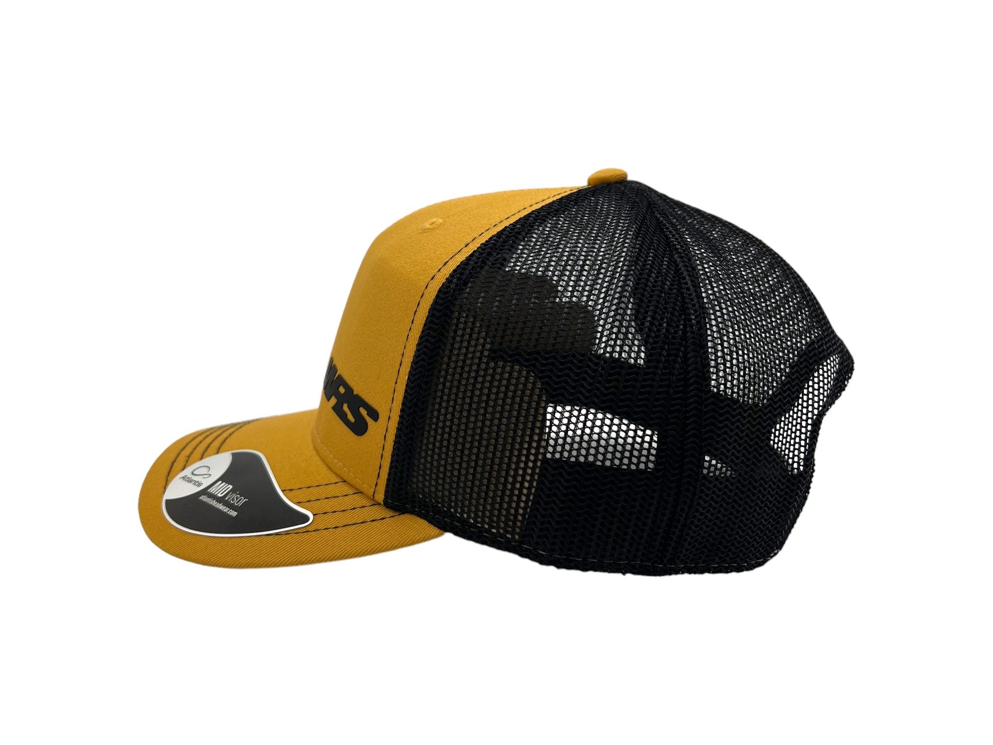 WRS ORIGINAL CAP WITH VISOR MUSTARD YELLOW BLACK