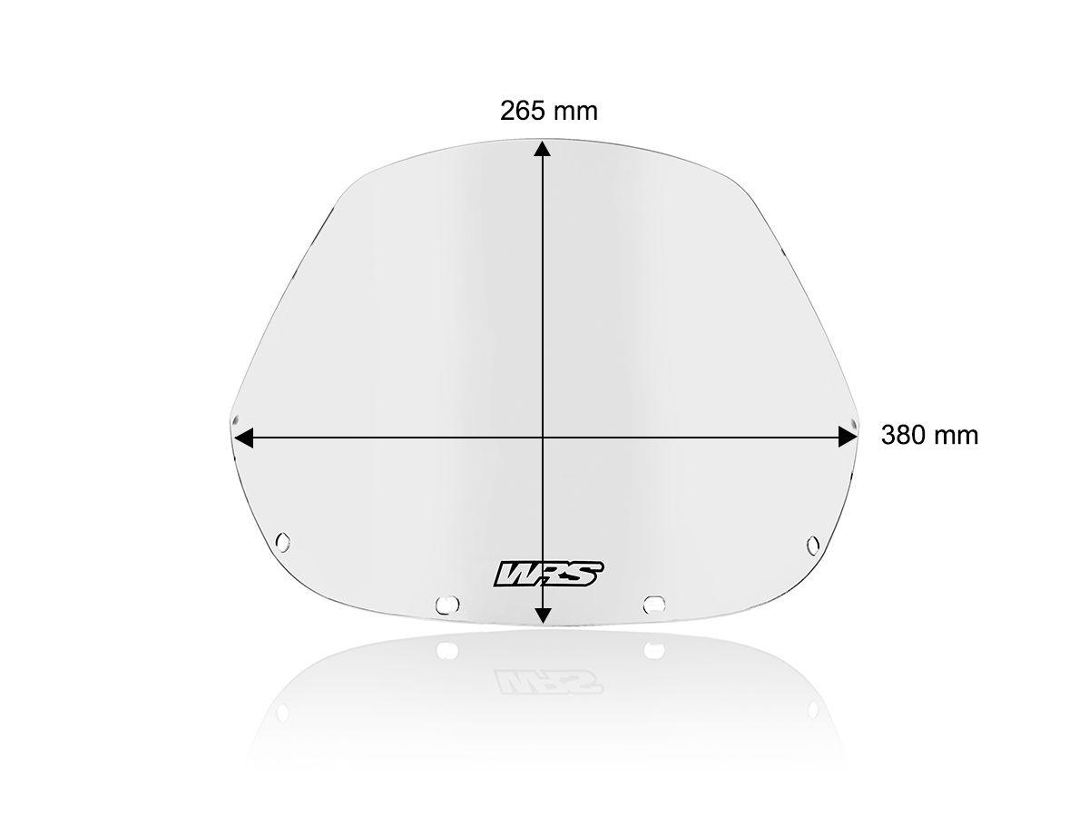 WRS STANDARD WINDSCREEN WRS APRILIA TUAREG WIND 50 / 125 / 350 / 600 1986-1990